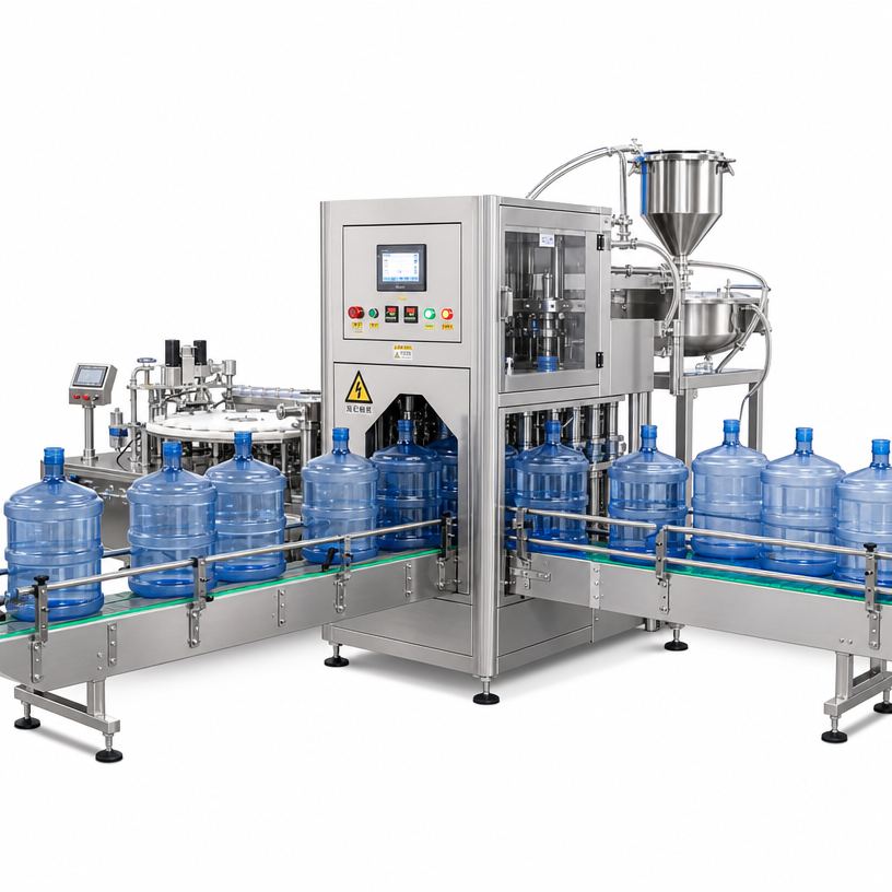 5 gallon bottle filling production line