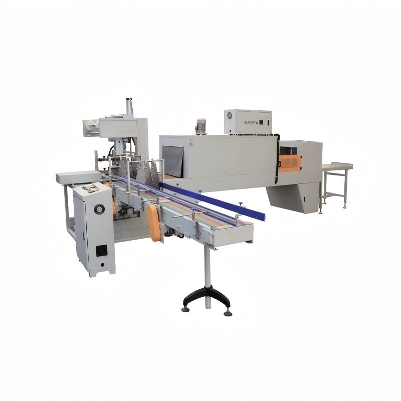 Automatic shrink wrapping machine